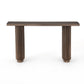 front view of april console table