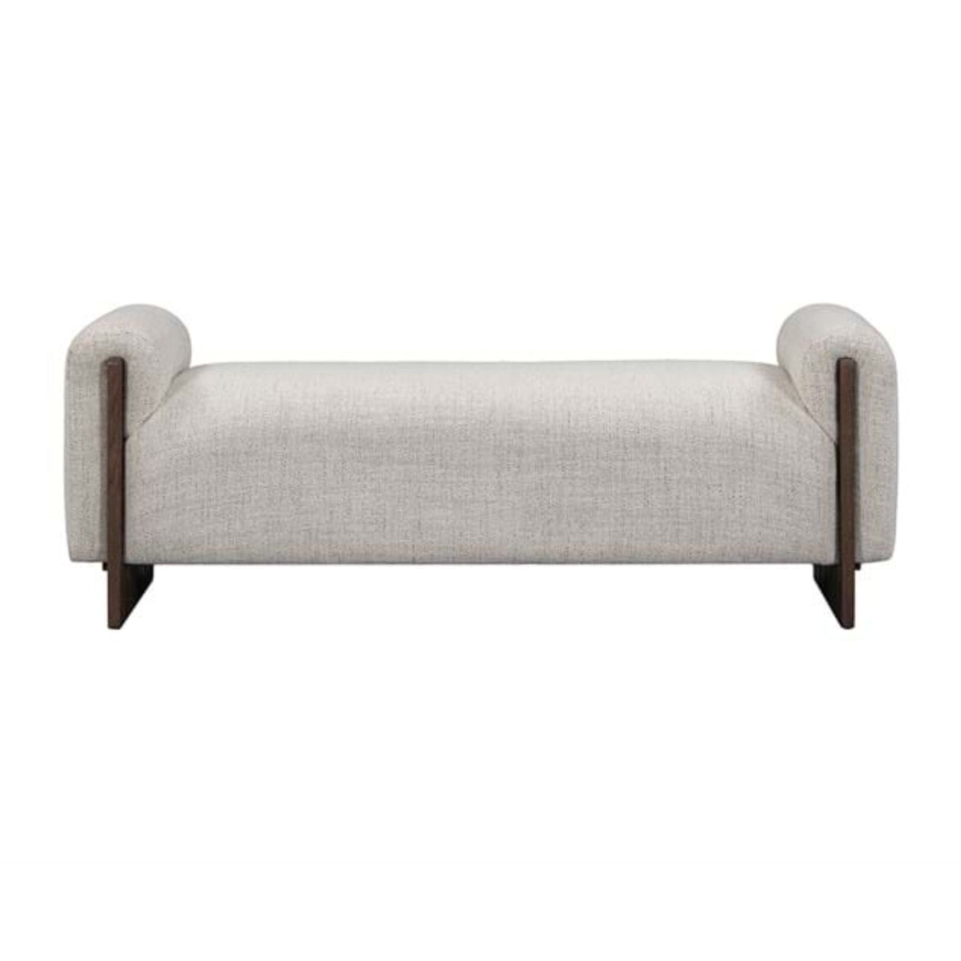 fabric wood wheaton bench