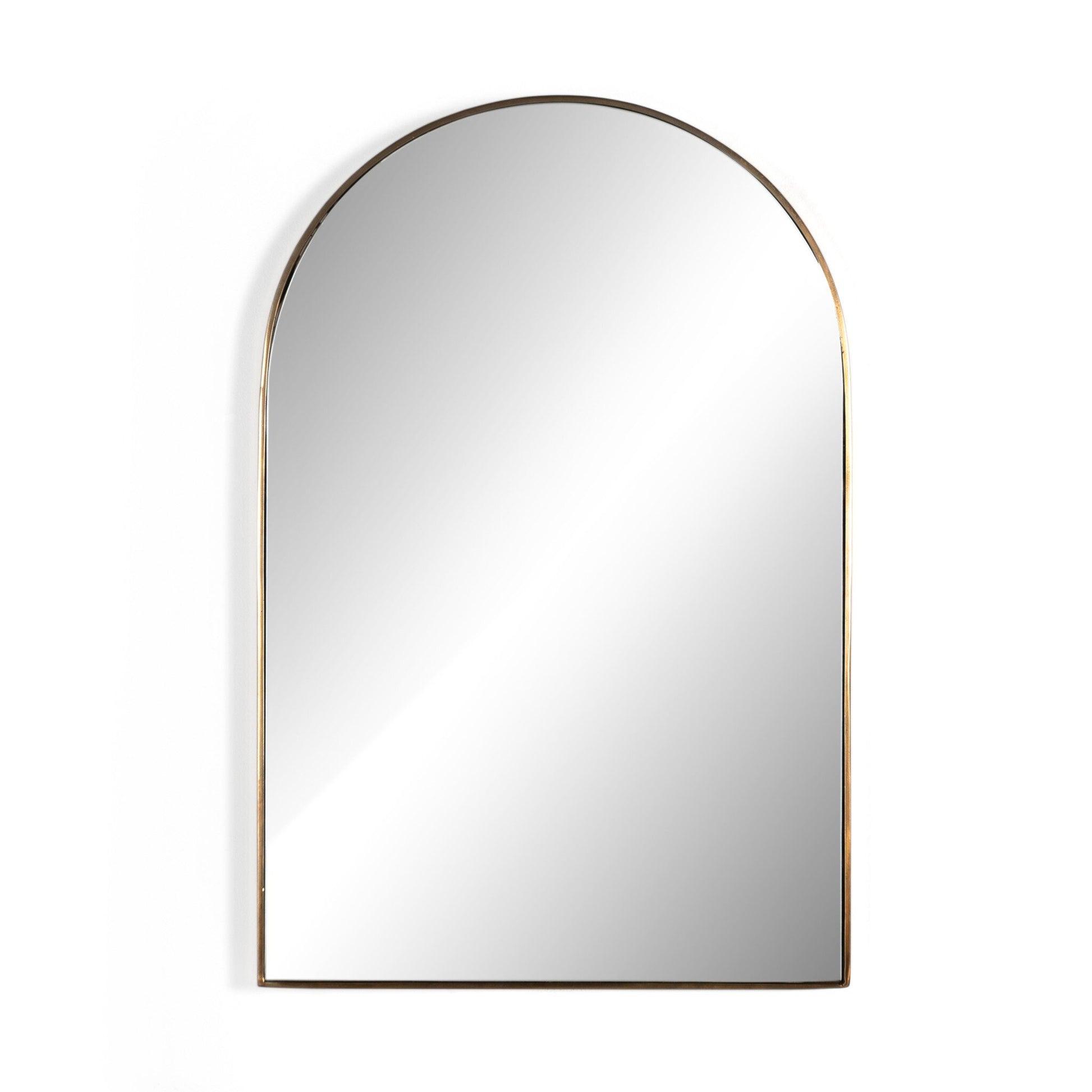 Georgia Mirror Polished Brass Frame