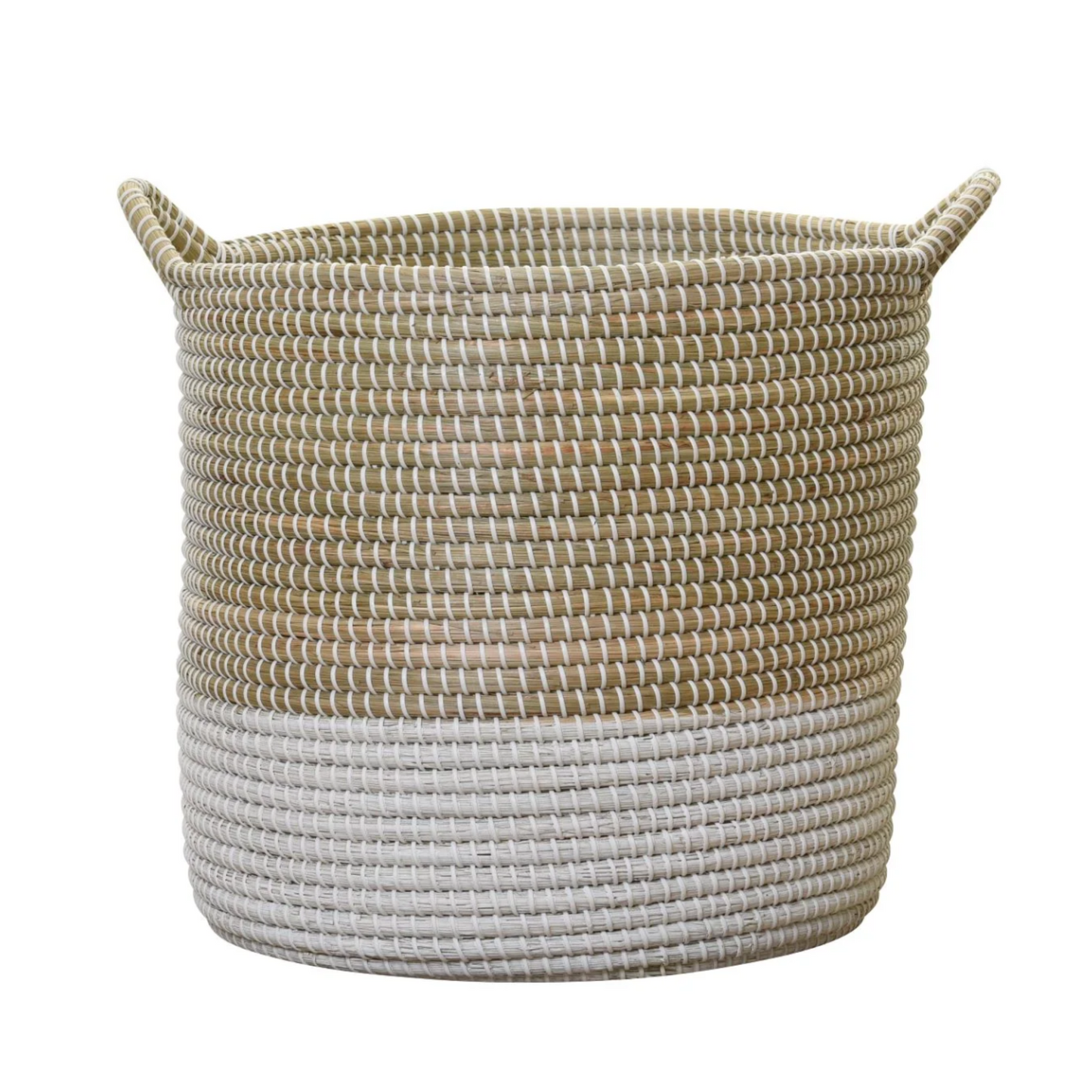 Woven basket with white dip