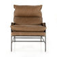 Amanda Chair Saddle Leather Front View