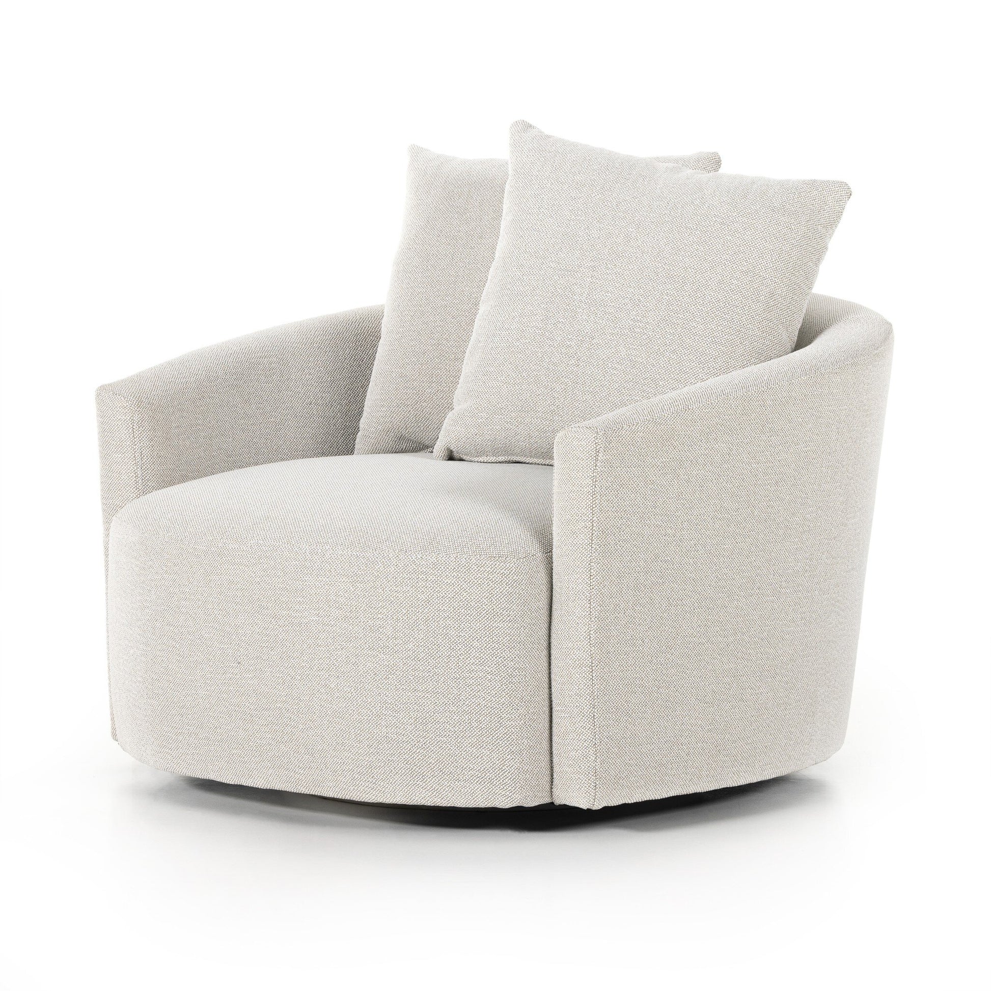 Cleo Swivel Chair Bisque