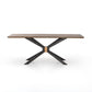 Criss Cross Dining Table Front View