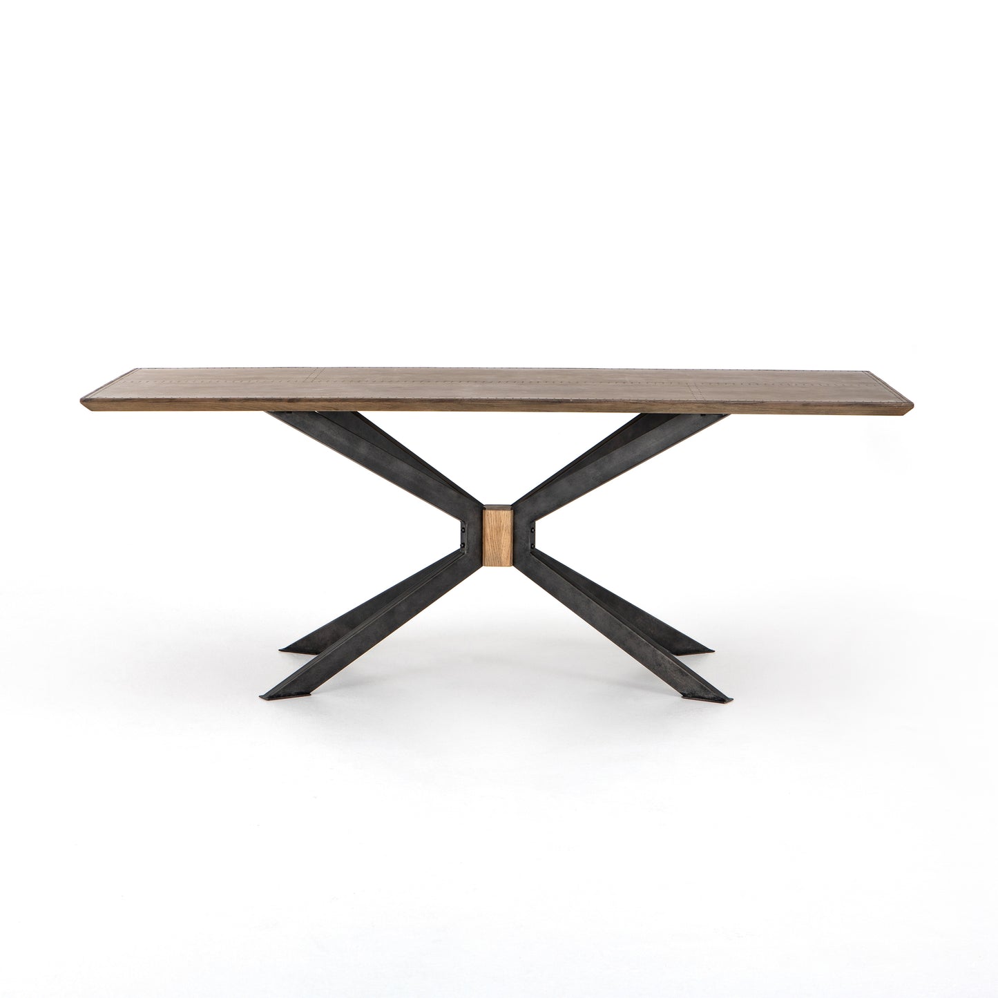 Criss Cross Dining Table Front View