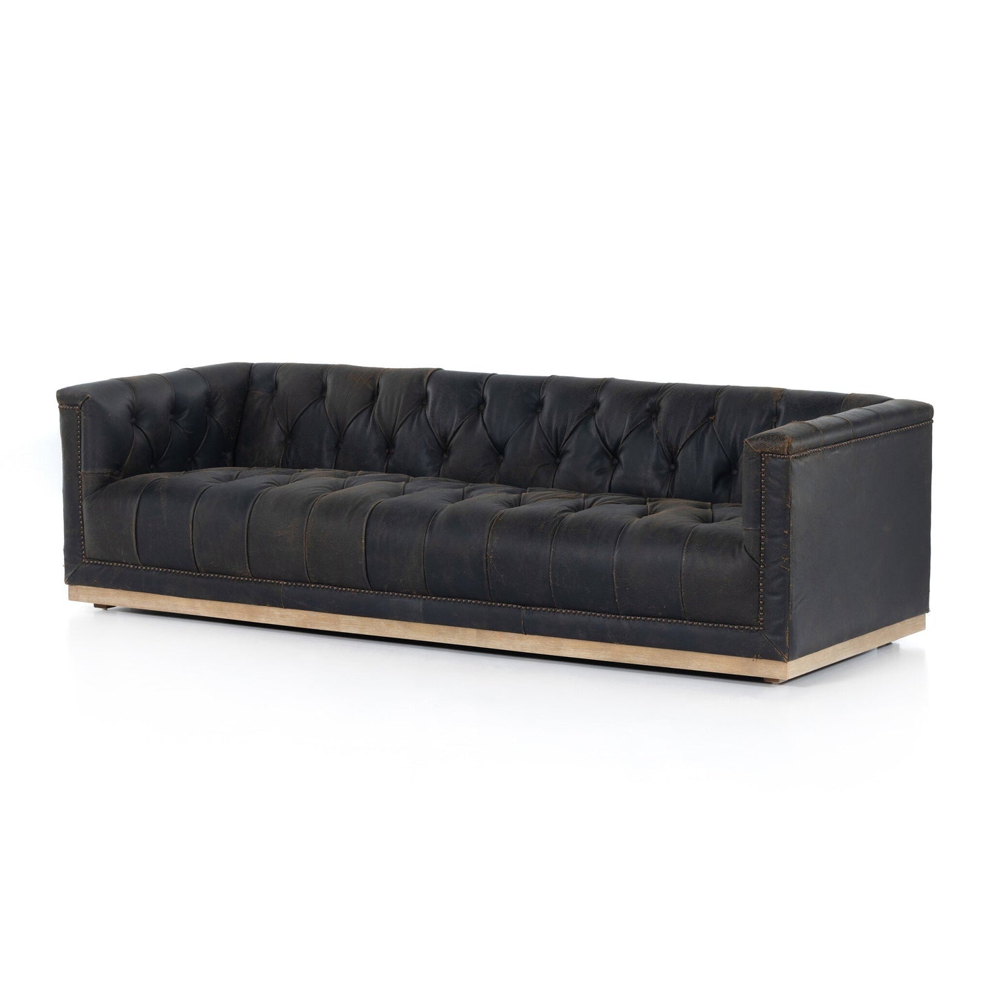 MASON SOFA DESTROYED BLACK 