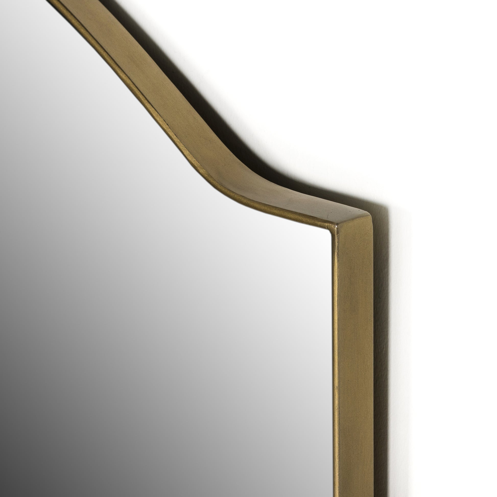 Meredith Mirror Brass Detail