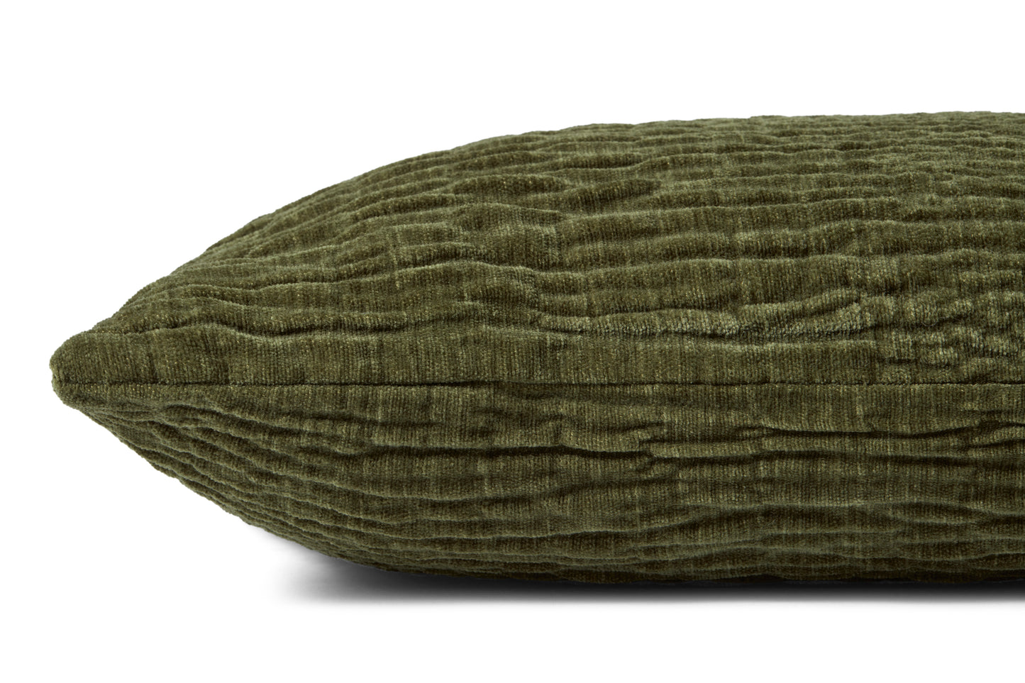 Olive Ripple Pillow