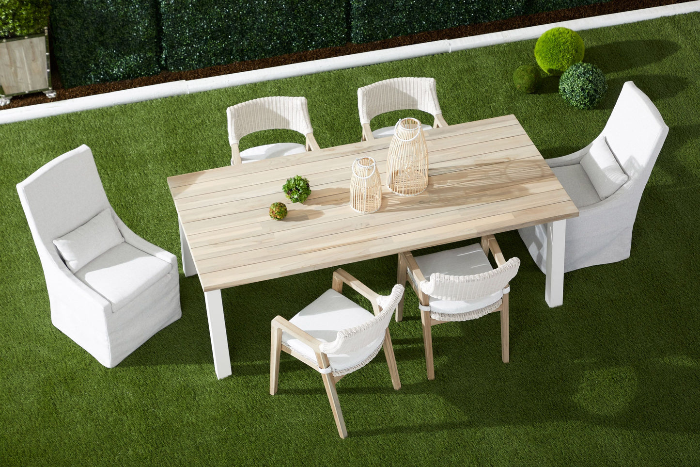 Adele Outdoor Slipcover Dining Chair