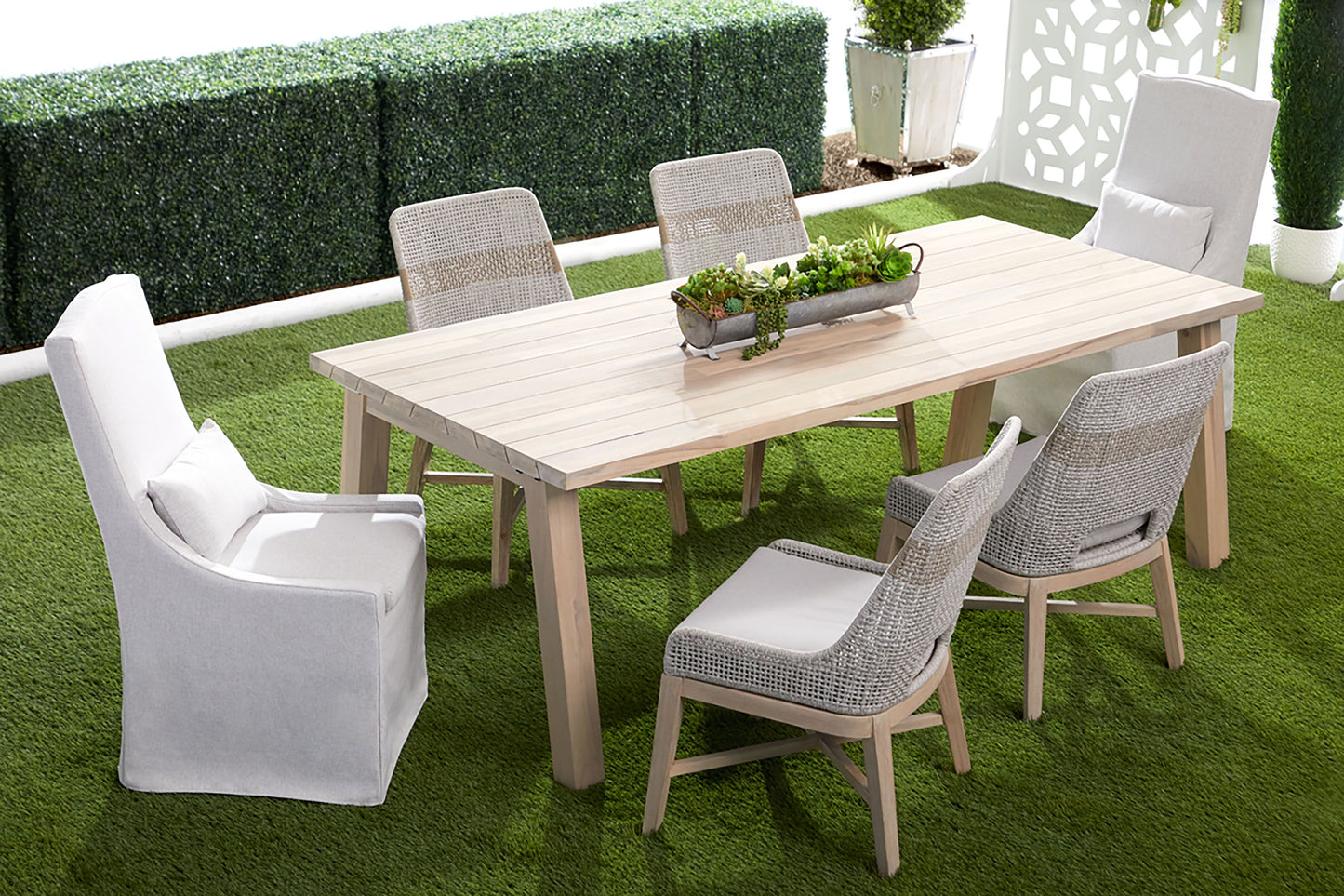 Adele Outdoor Slipcover Dining Chair